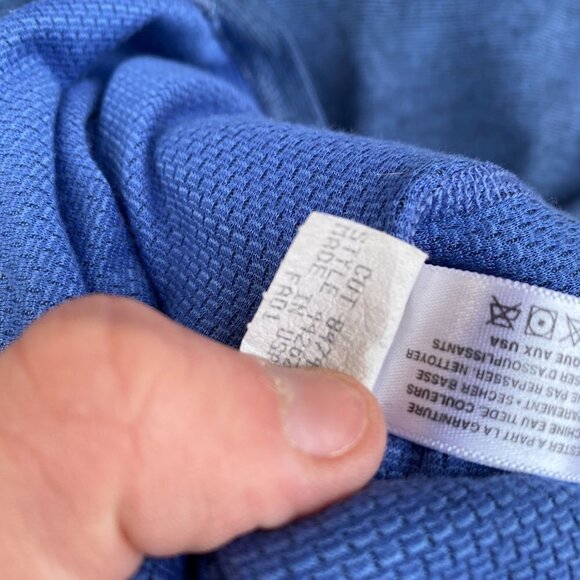 Vintage 2001 Patagonia Capilene 1/4 Zip Long Sleeve Jacket XL Blue - Picture 11 of 11